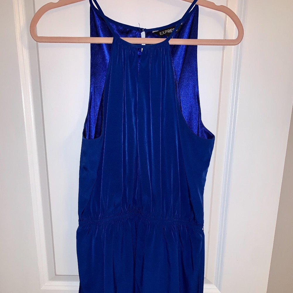 Express Blue & Black Dress